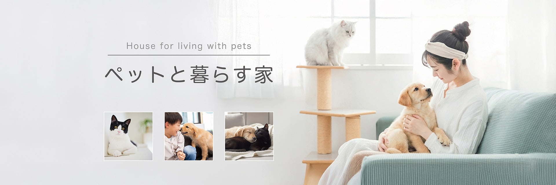ペットと暮らす家