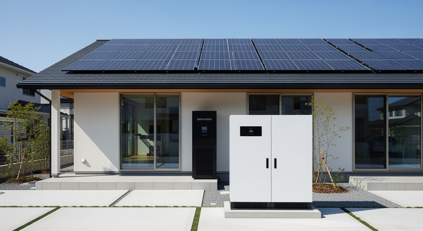 太陽光発電と蓄電池で創エネ